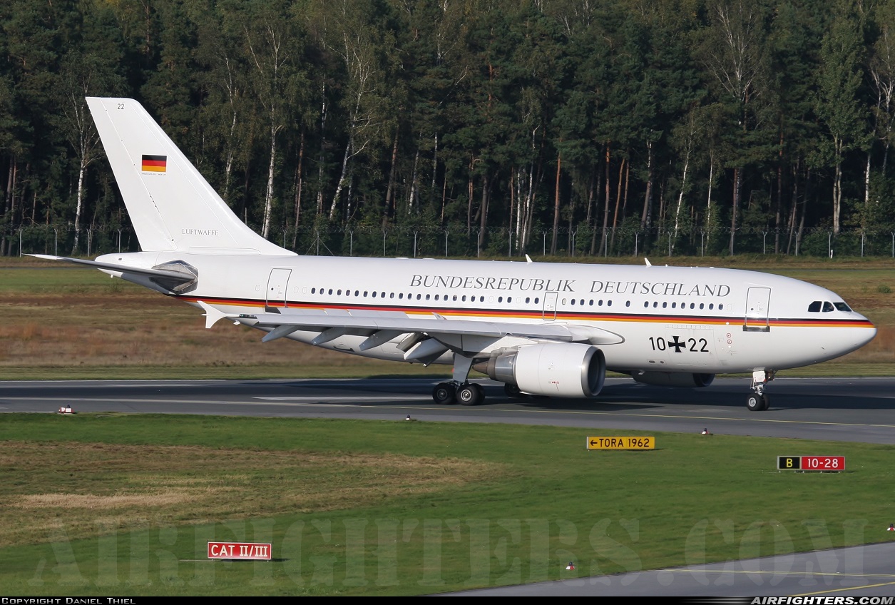 Germany - Air Force Airbus A310-304 10+22 at Nuremberg (NUE / EDDN), Germany