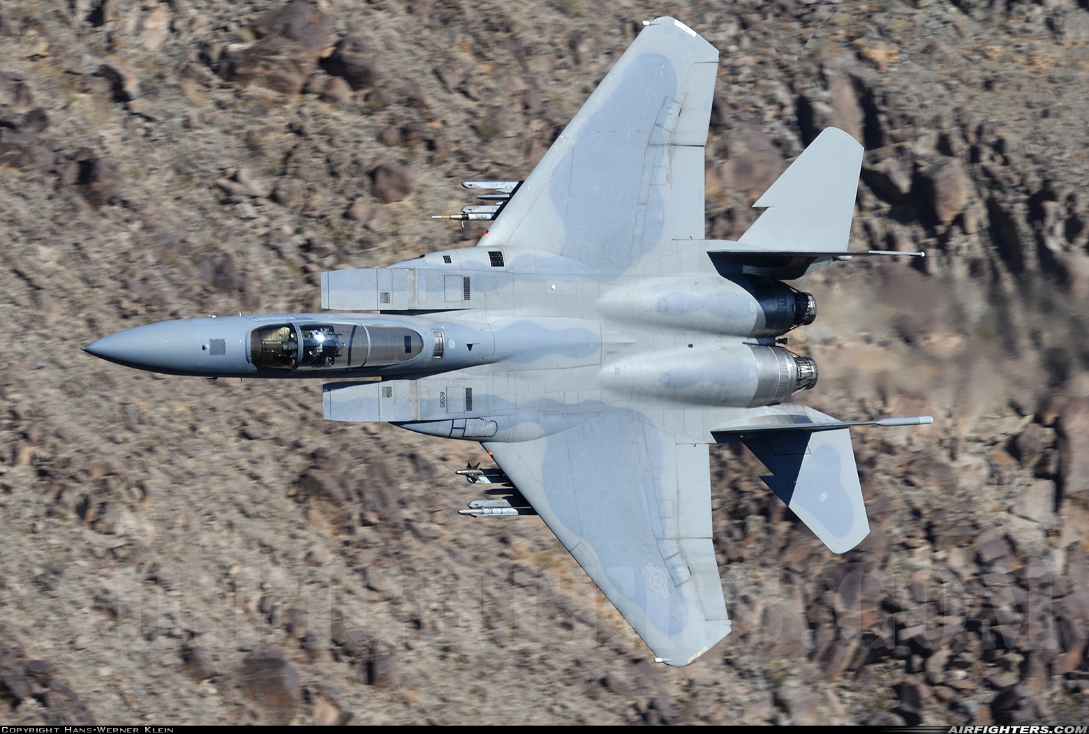 USA - Air Force McDonnell Douglas F-15C Eagle 82-0015 at Off-Airport - Rainbow Canyon area, USA