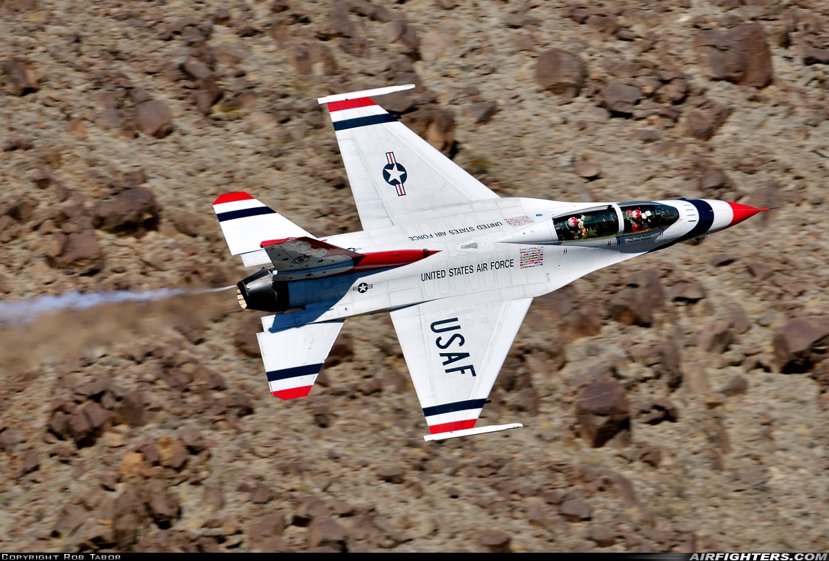 USA - Air Force General Dynamics F-16D Fighting Falcon 91-0479 at Off-Airport - Rainbow Canyon area, USA