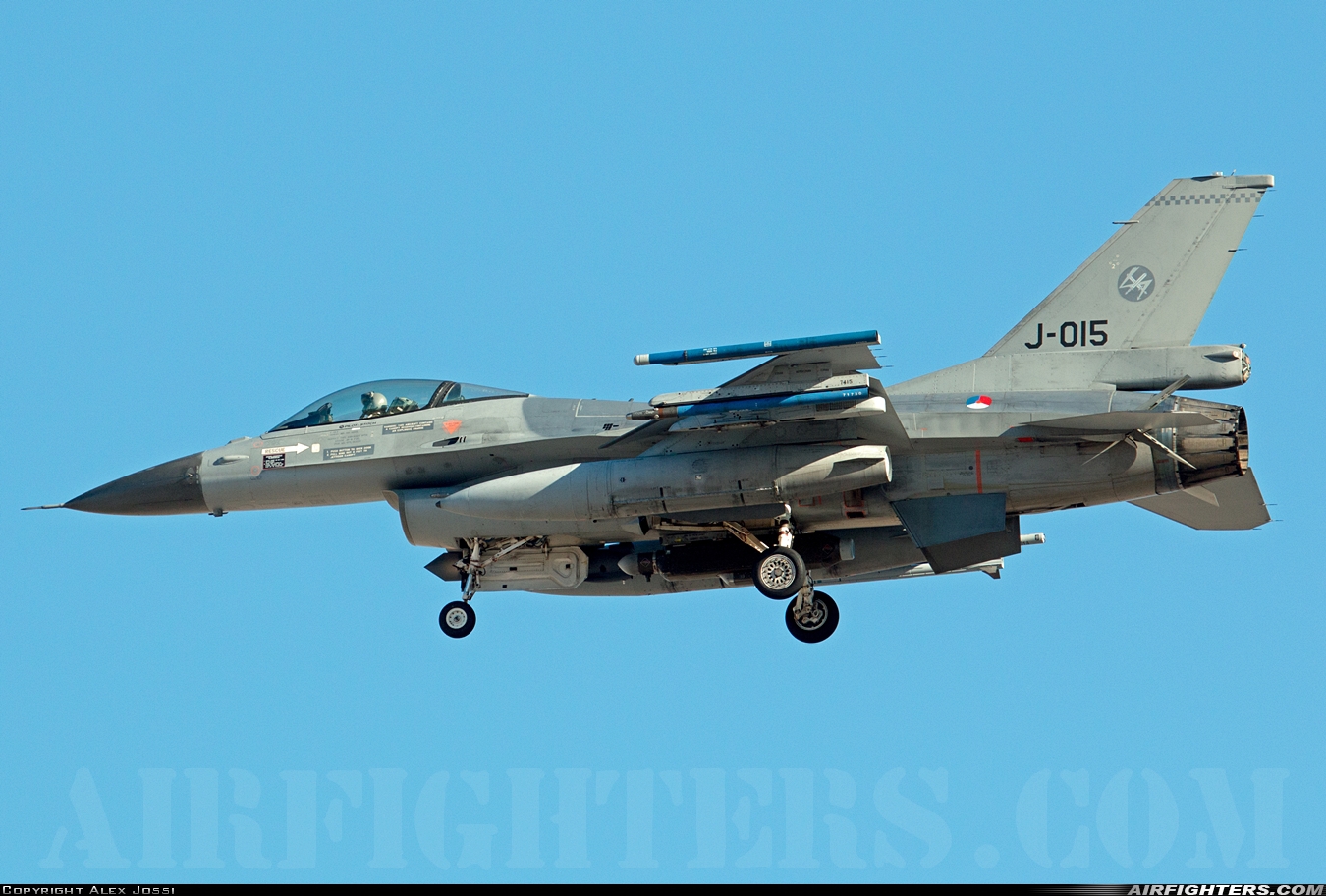 Netherlands - Air Force General Dynamics F-16AM Fighting Falcon J-015 at Las Vegas - Nellis AFB (LSV / KLSV), USA