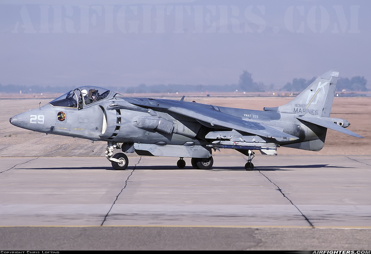 USA - Marines McDonnell Douglas AV-8B Harrier II 163197 at El Centro - NAF (NJK / KNJK), USA