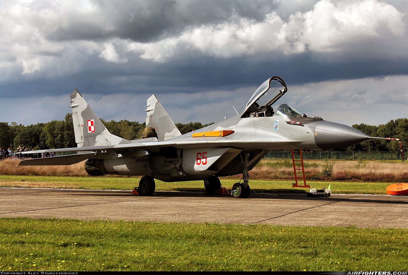 Poland - Air Force Mikoyan-Gurevich MiG-29A (9.12A) 65 at Kleine Brogel (EBBL), Belgium