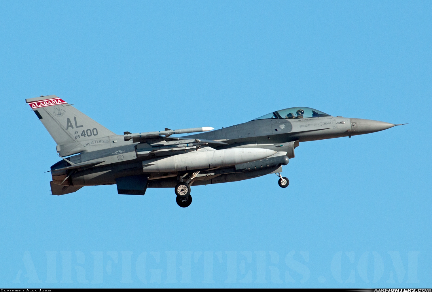 USA - Air Force General Dynamics F-16C Fighting Falcon 88-0400 at Las Vegas - Nellis AFB (LSV / KLSV), USA