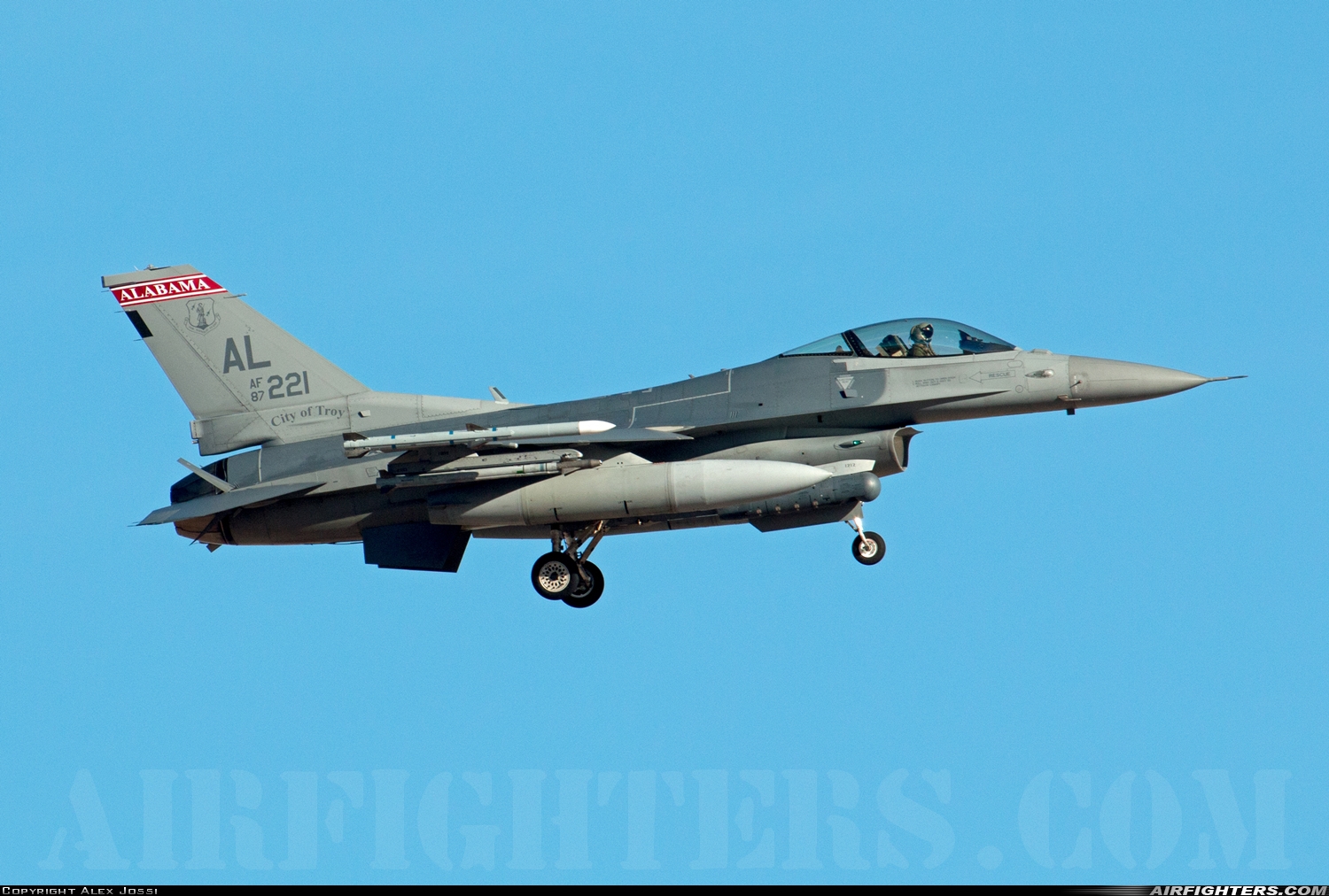 USA - Air Force General Dynamics F-16C Fighting Falcon 87-0221 at Las Vegas - Nellis AFB (LSV / KLSV), USA