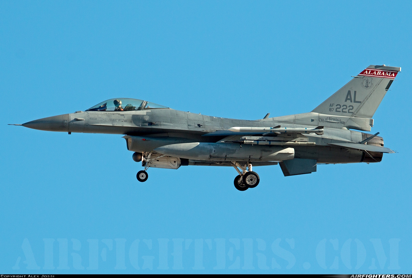 USA - Air Force General Dynamics F-16C Fighting Falcon 87-0222 at Las Vegas - Nellis AFB (LSV / KLSV), USA