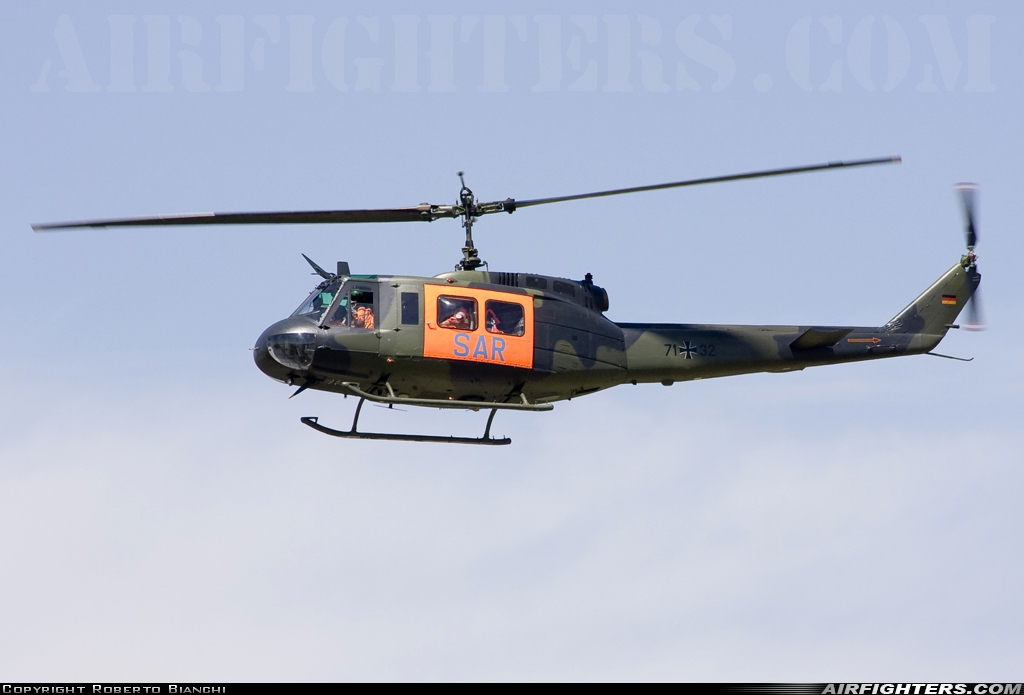 Germany - Air Force Bell UH-1D Iroquois (205) 71+32 at Landsberg-Penzing (ETSA), Germany