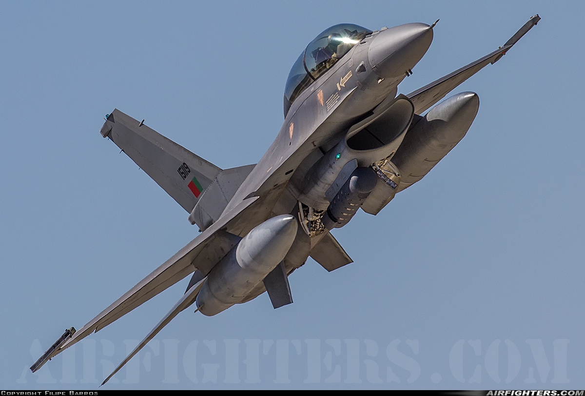 Portugal - Air Force General Dynamics F-16BM Fighting Falcon 15119 at Monte Real (BA5) (LPMR), Portugal