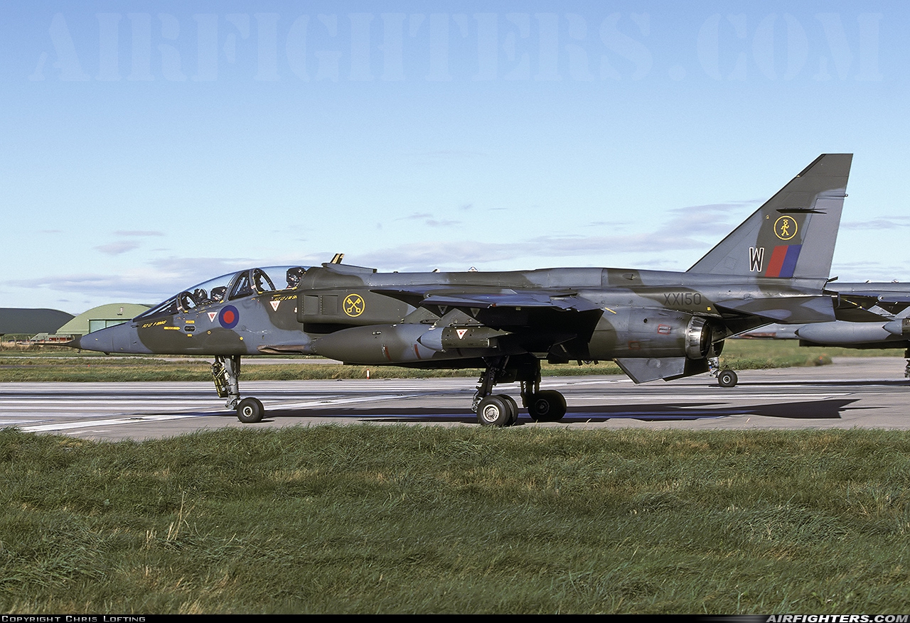 UK - Air Force Sepecat Jaguar T2 XX150 at Lossiemouth (LMO / EGQS), UK