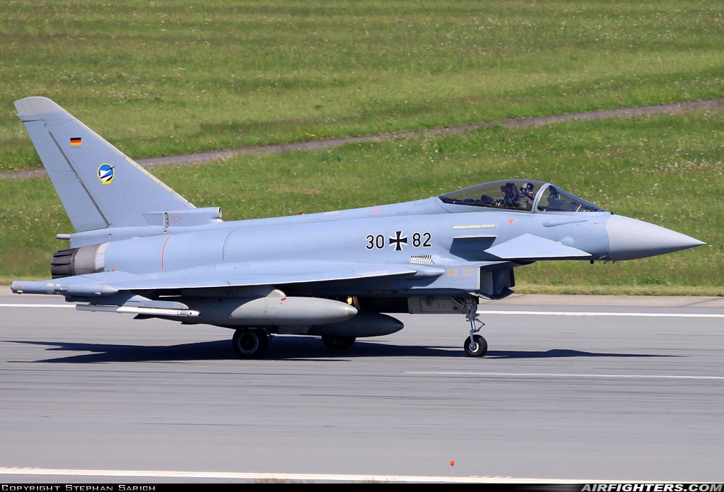 Germany - Air Force Eurofighter EF-2000 Typhoon S 30+82 at Rostock - Laage (RLG / ETNL), Germany