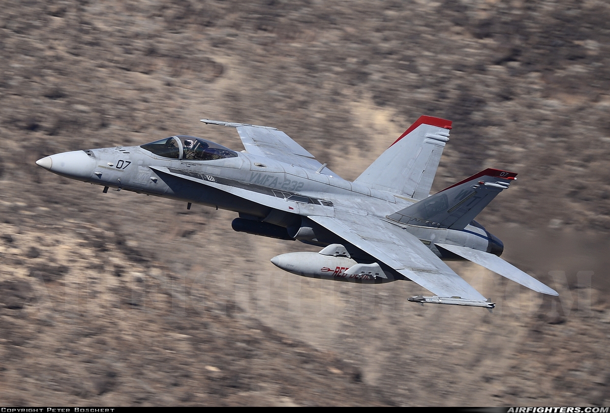 USA - Marines McDonnell Douglas F/A-18C Hornet 165222 at Off-Airport - Rainbow Canyon area, USA