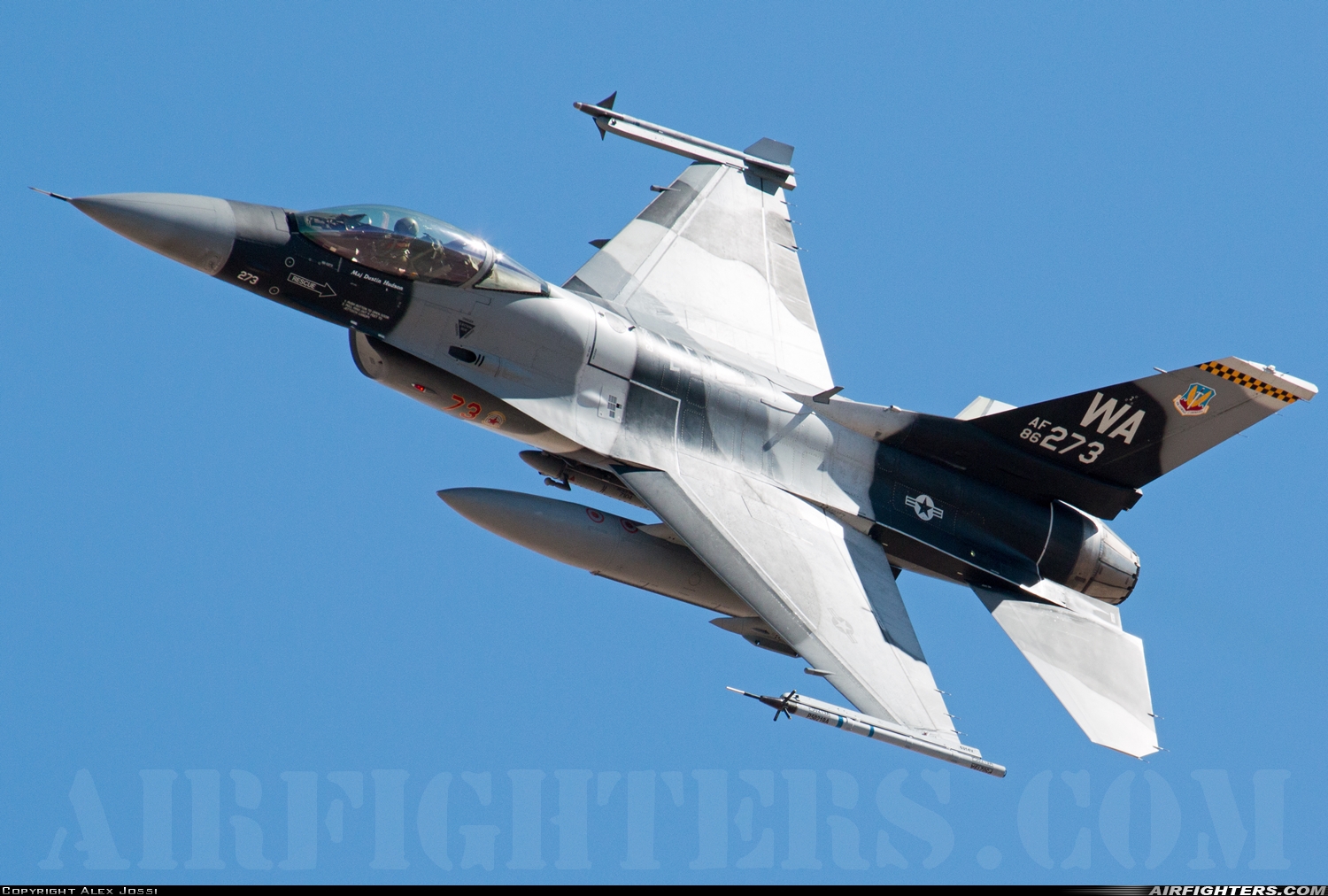 USA - Air Force General Dynamics F-16C Fighting Falcon 86-0273 at Las Vegas - Nellis AFB (LSV / KLSV), USA