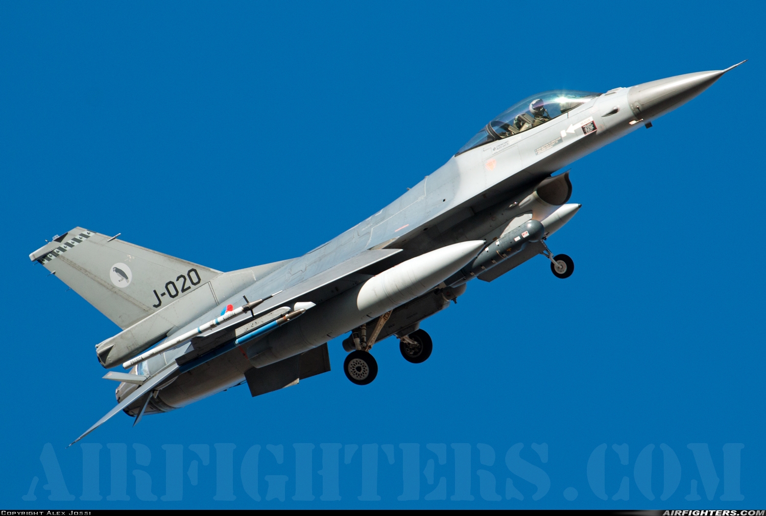 Netherlands - Air Force General Dynamics F-16AM Fighting Falcon J-020 at Las Vegas - Nellis AFB (LSV / KLSV), USA