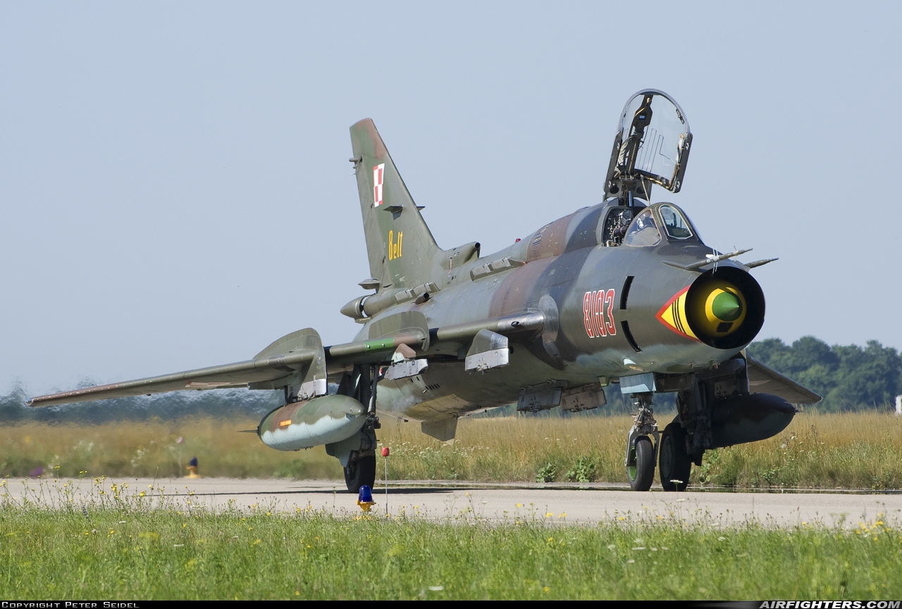 Poland - Air Force Sukhoi Su-22M4 Fitter-K 8103 at Lechfeld (ETSL), Germany