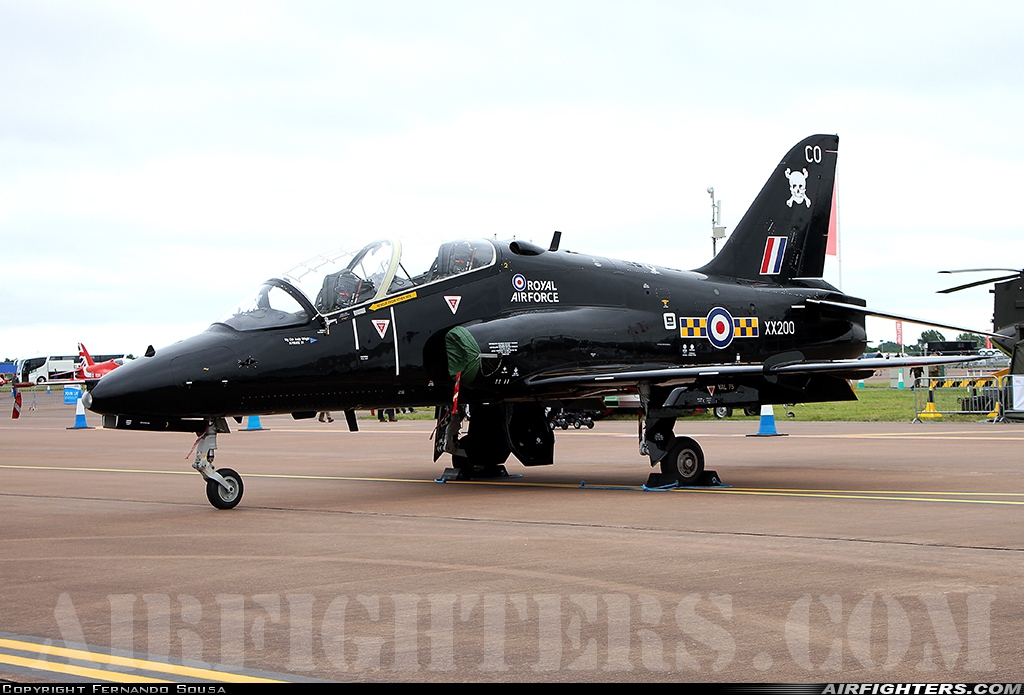 UK - Air Force British Aerospace Hawk T.1A XX200 at Fairford (FFD / EGVA), UK