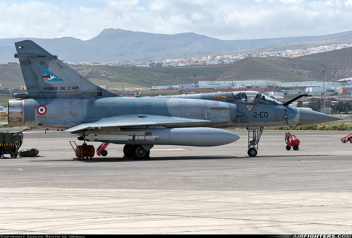 France - Air Force Dassault Mirage 2000-5F 66 at Gran Canaria (- Las Palmas / Gando) (LPA / GCLP), Spain