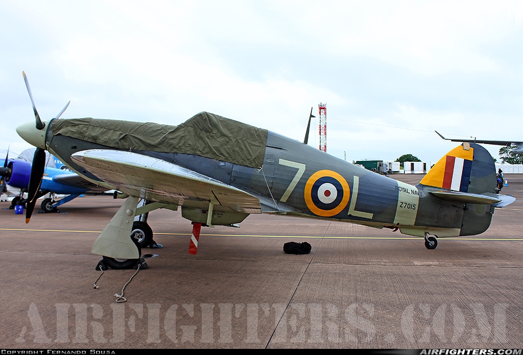 Private - The Shuttleworth Collection Hawker Sea Hurricane 1B G-BKTH at Fairford (FFD / EGVA), UK