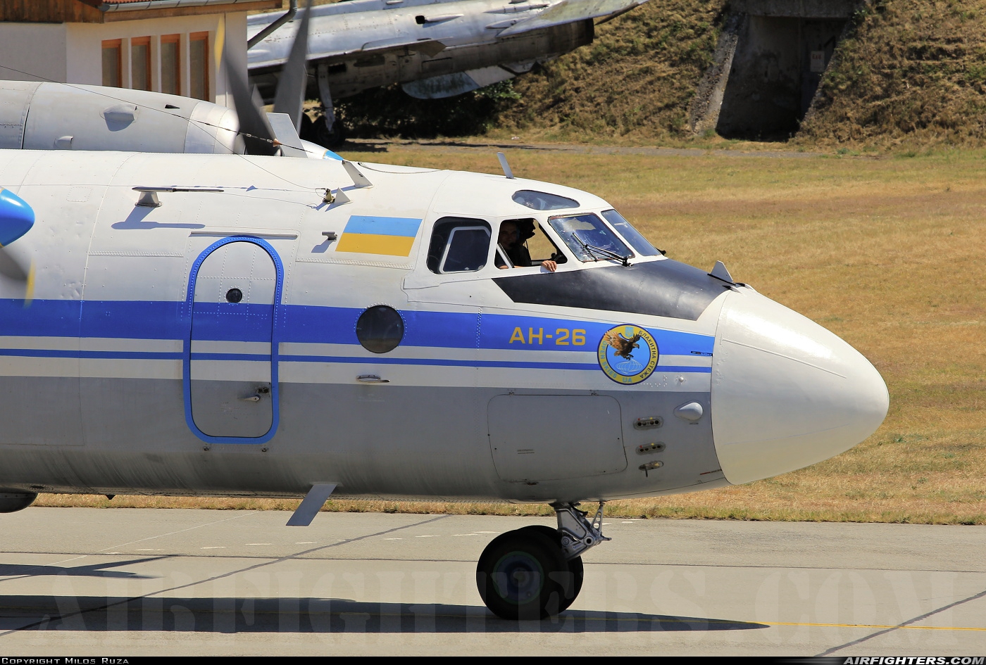 Ukraine - Air Force Antonov An-26 04 YELLOW at Kecskemet (LHKE), Hungary