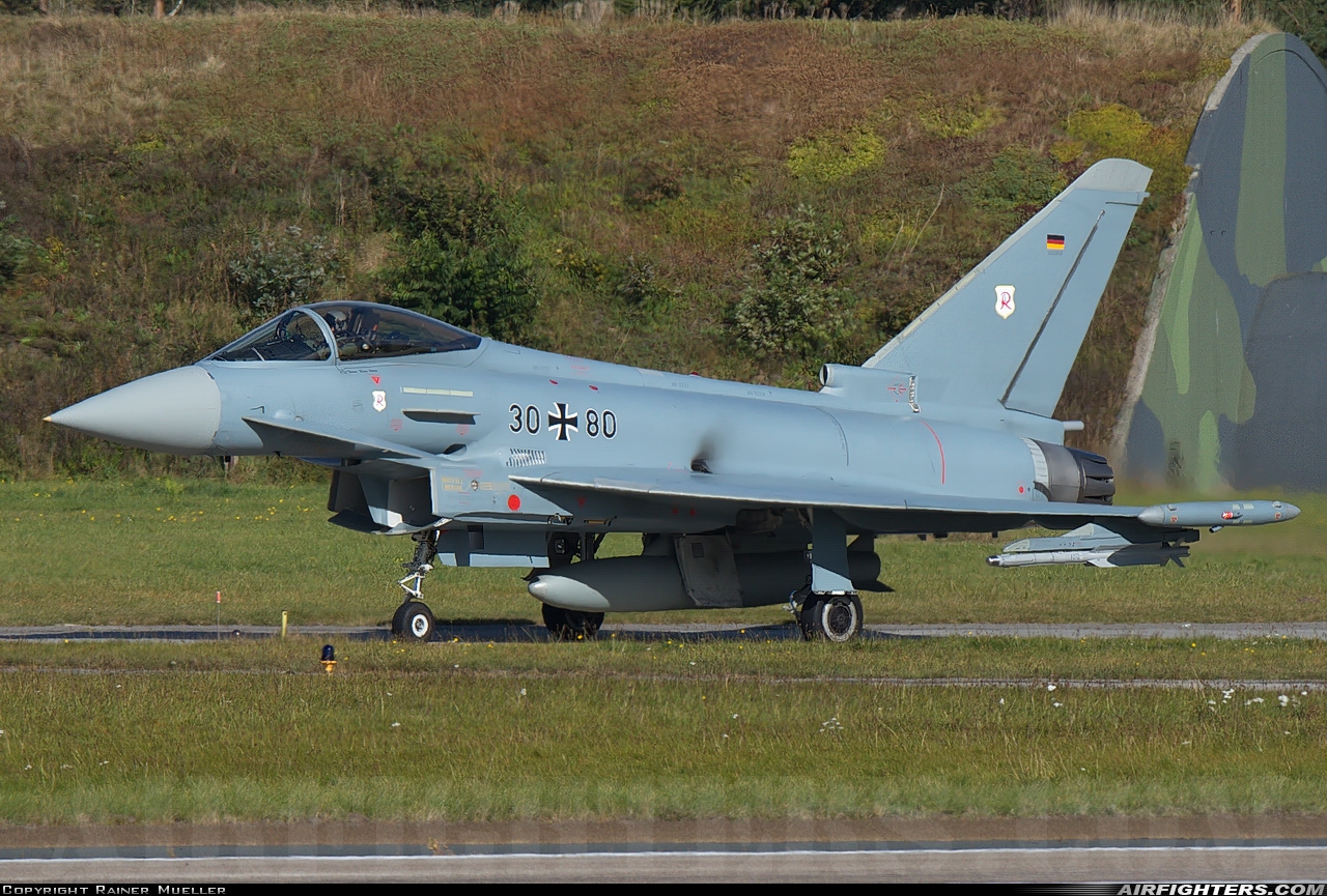 Germany - Air Force Eurofighter EF-2000 Typhoon S 30+80 at Wittmundhafen (Wittmund) (ETNT), Germany