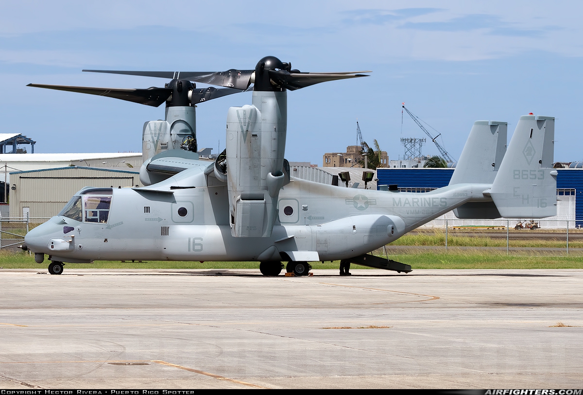 USA - Marines Bell / Boeing MV-22B Osprey 168653 at San Juan - Isla Grande (SIG / TJIG), Puerto Rico