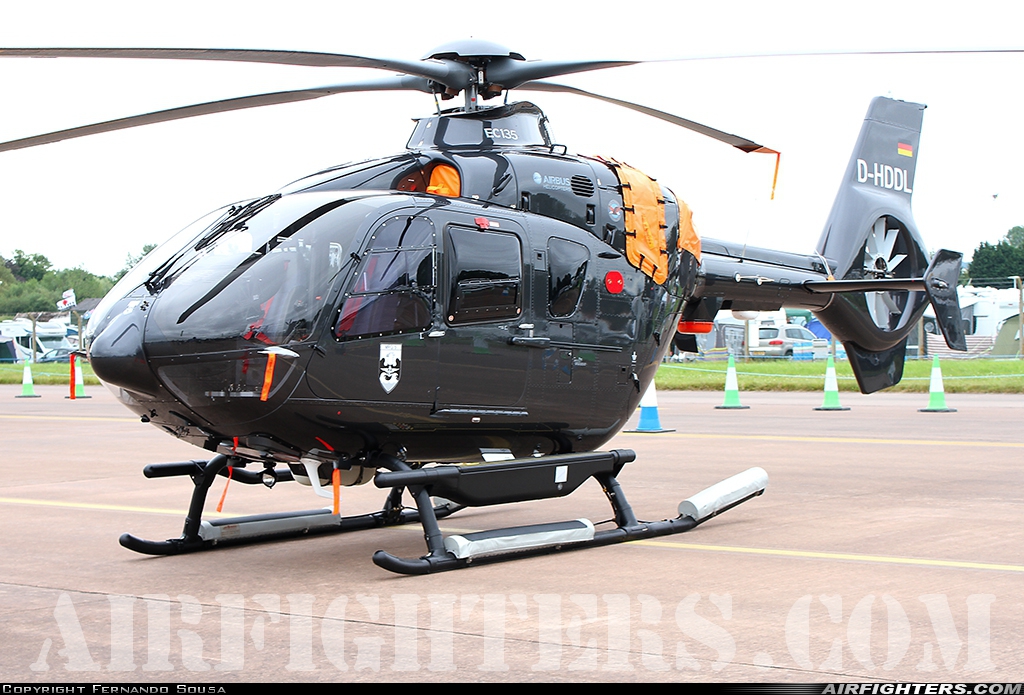 Germany - Navy Eurocopter EC-135P2 D-HDDL at Fairford (FFD / EGVA), UK