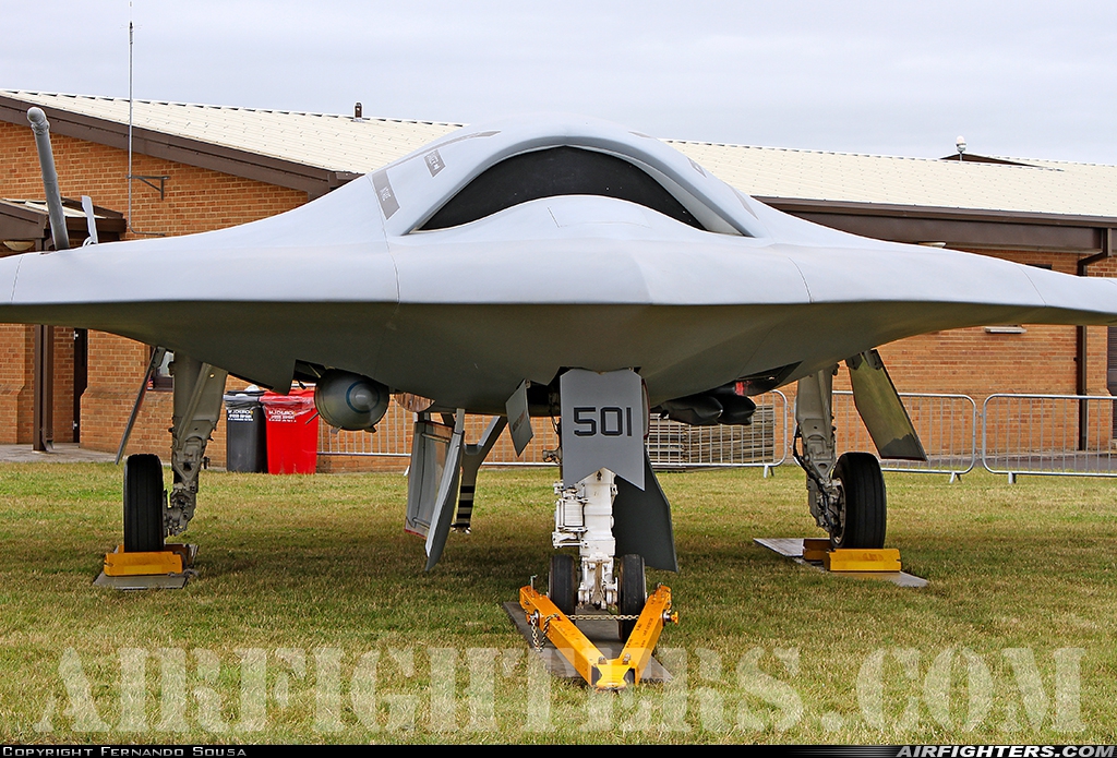 USA - Navy Northrop Grumman X-47B (mock-up) 168063 at Fairford (FFD / EGVA), UK