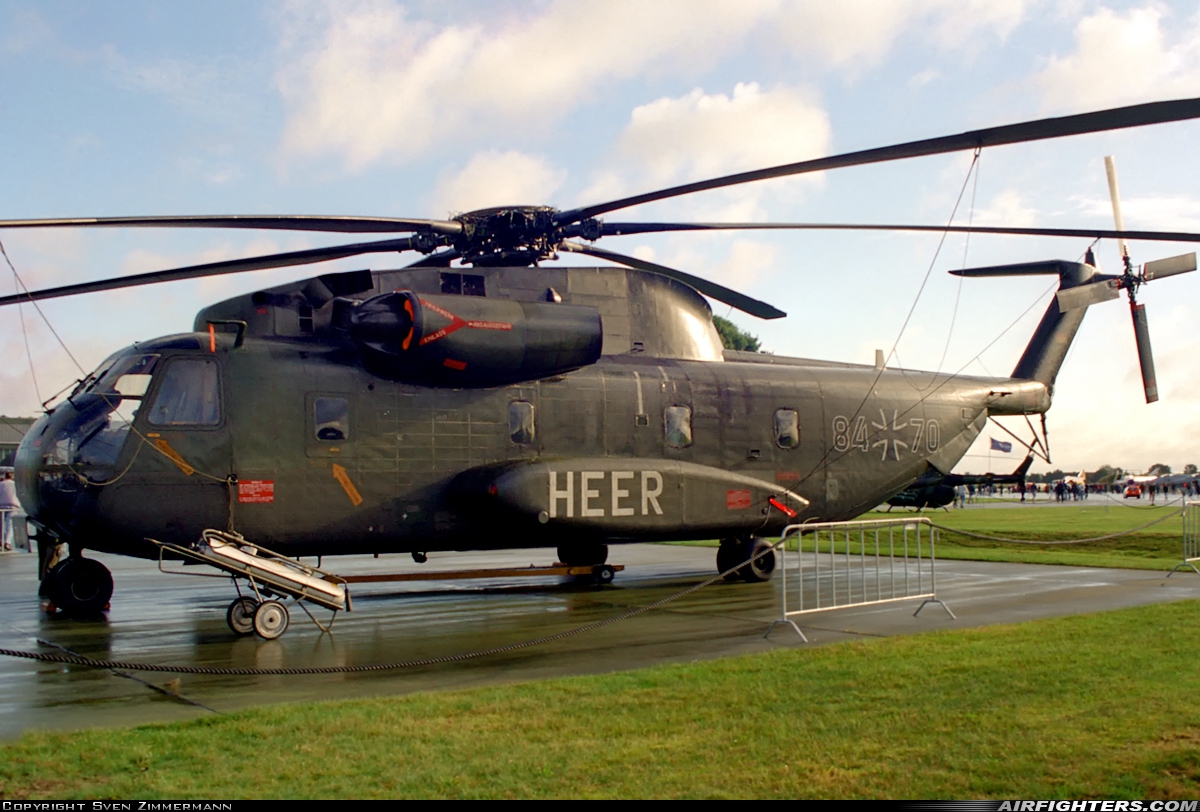 Germany - Army Sikorsky CH-53G (S-65) 84+70 at Hopsten (Rheine -) (ETNP), Germany