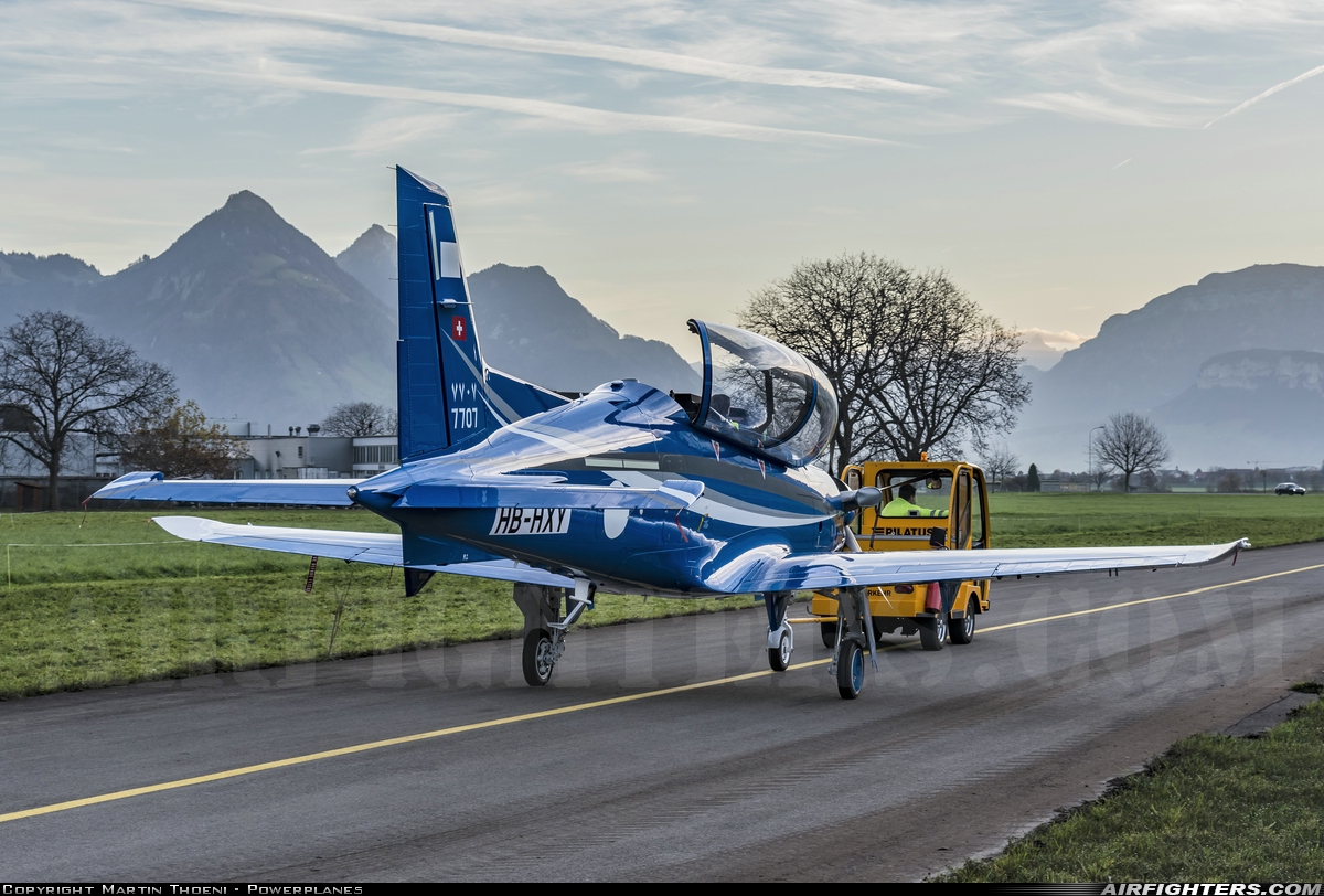 Saudi Arabia - Air Force Pilatus PC-21 HB-HXY at Buochs (Stans) (LSMU / LSZC), Switzerland