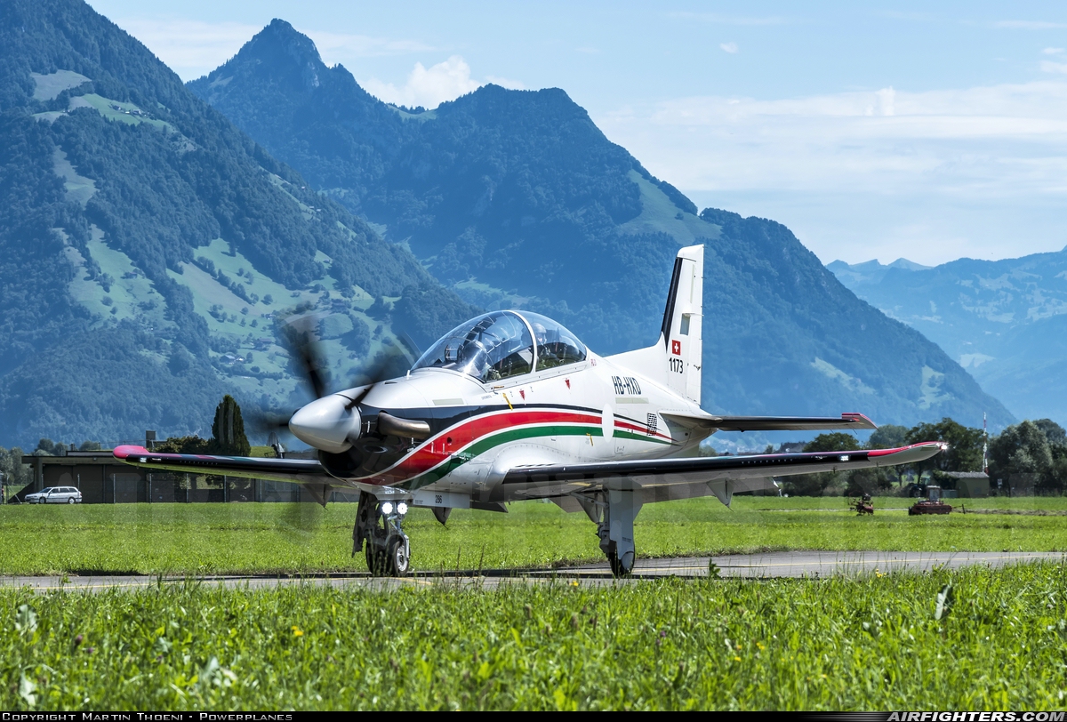 Jordan - Air Force Pilatus PC-21 HB-HXD at Buochs (Stans) (LSMU / LSZC), Switzerland