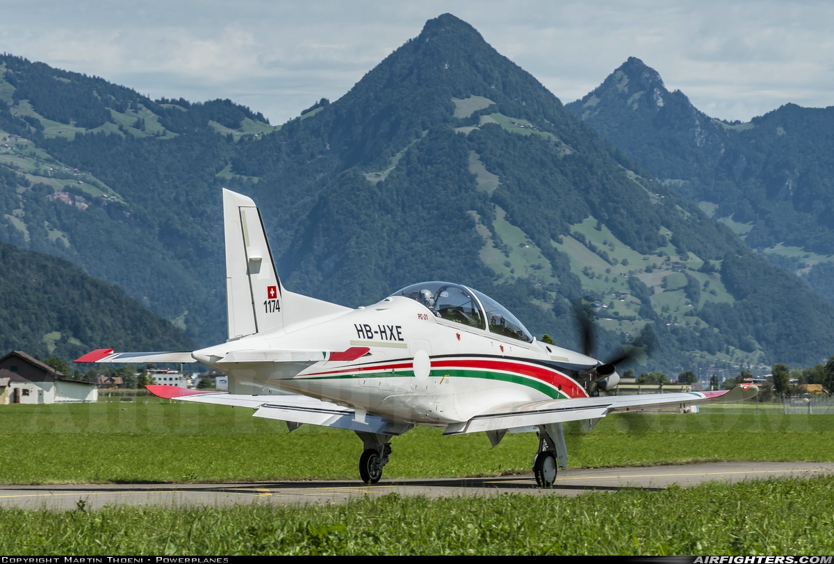 Jordan - Air Force Pilatus PC-21 HB-HXE at Buochs (Stans) (LSMU / LSZC), Switzerland