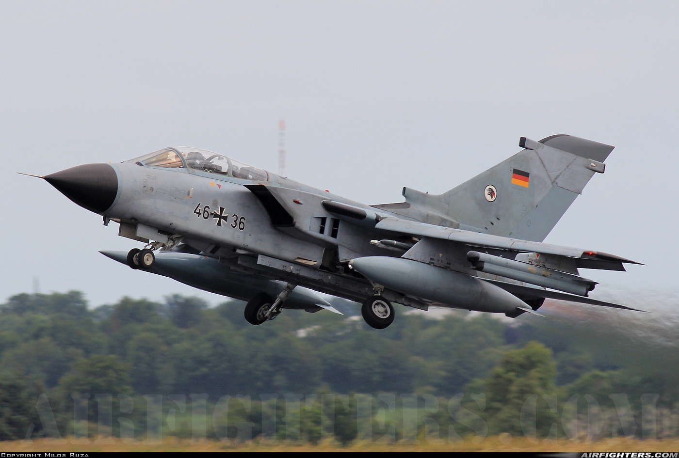 Germany - Air Force Panavia Tornado ECR 46+36 at Schleswig (- Jagel) (WBG / ETNS), Germany