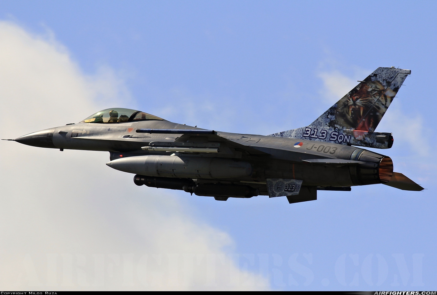 Netherlands - Air Force General Dynamics F-16AM Fighting Falcon J-003 at Schleswig (- Jagel) (WBG / ETNS), Germany