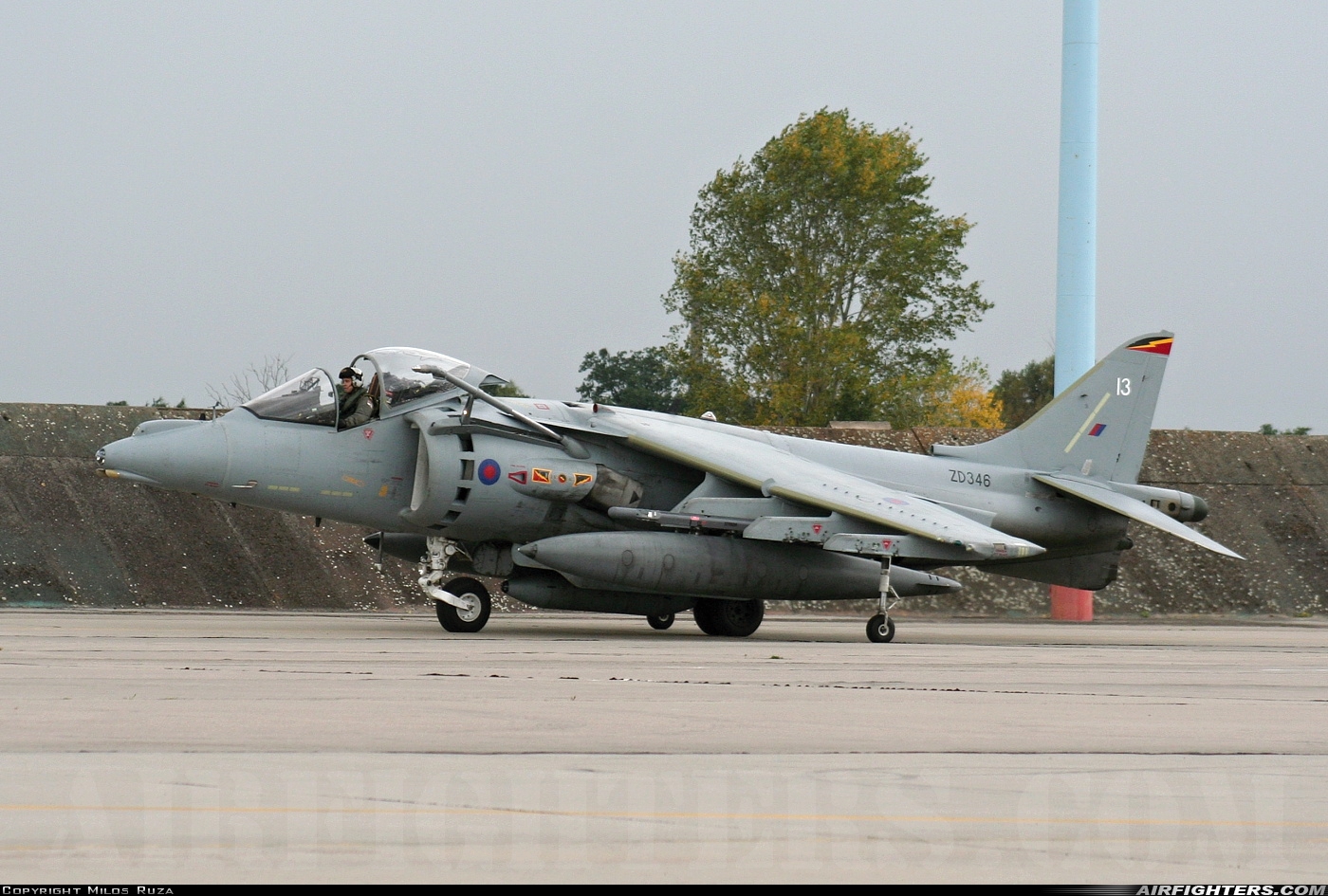 UK - Air Force British Aerospace Harrier GR.9 ZD346 at Hradec Kralove (LKHK), Czech Republic