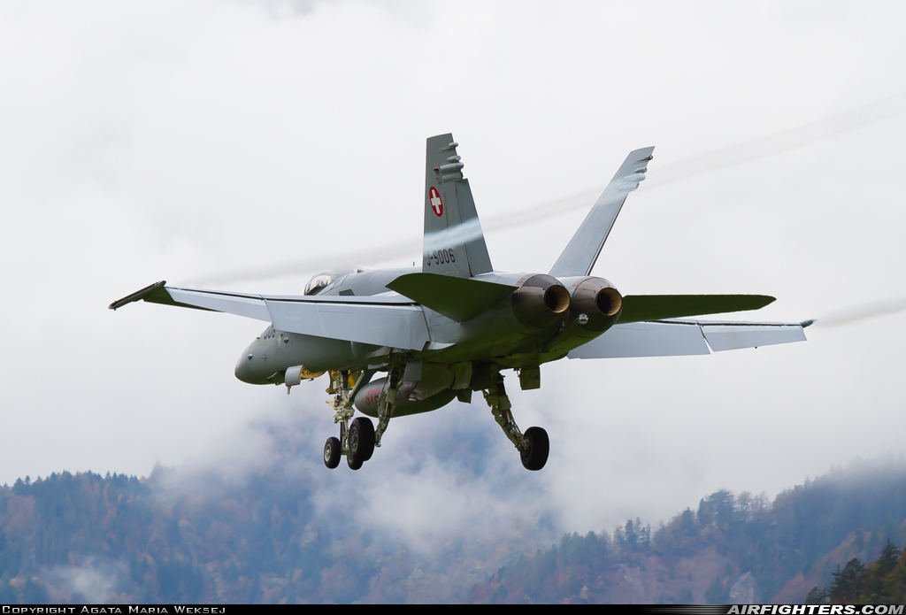 Switzerland - Air Force McDonnell Douglas F/A-18C Hornet J-5006 at Meiringen (LSMM), Switzerland