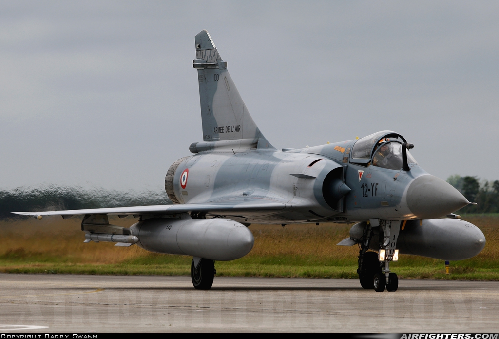 France - Air Force Dassault Mirage 2000C 100 at Landivisiau (LDV / LFRJ), France