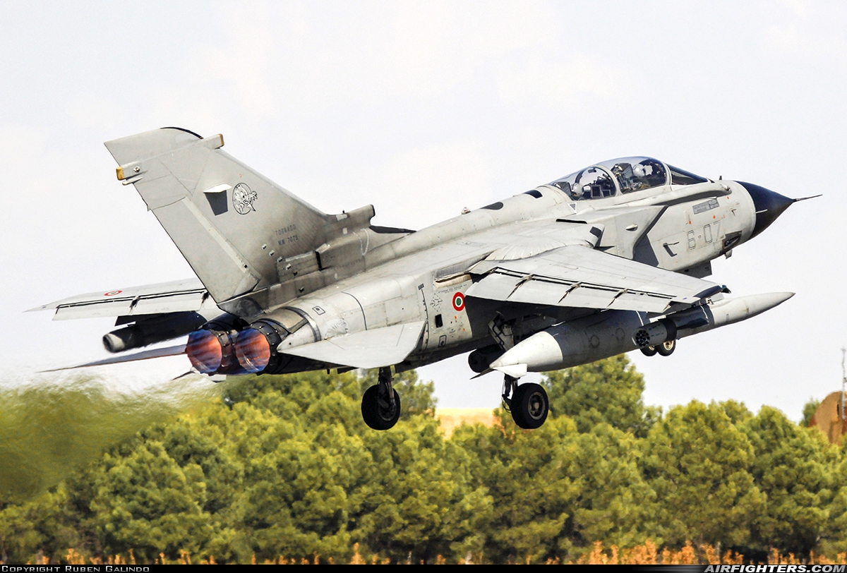 Italy - Air Force Panavia Tornado IDS MM7075 at Albacete (- Los Llanos) (LEAB), Spain