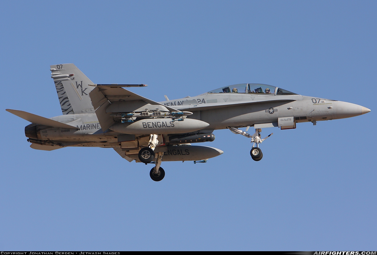 USA - Marines McDonnell Douglas F/A-18D Hornet 164888 at Yuma - MCAS / Int. (NYL / KNYL), USA