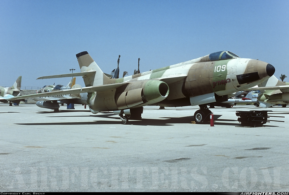 Israel - Air Force Sud-Ouest SO.4050 IIA Vautour 109 at Beersheba - Hatzerim (LLHB), Israel