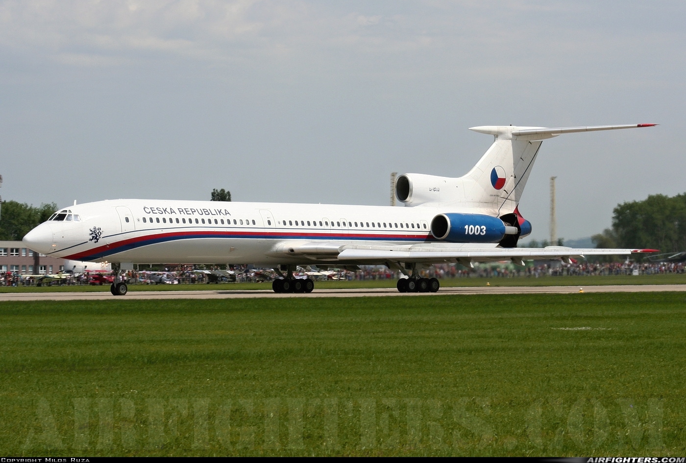 Czech Republic - Air Force Tupolev Tu-154M 1003 at Caslav (LKCV), Czech Republic