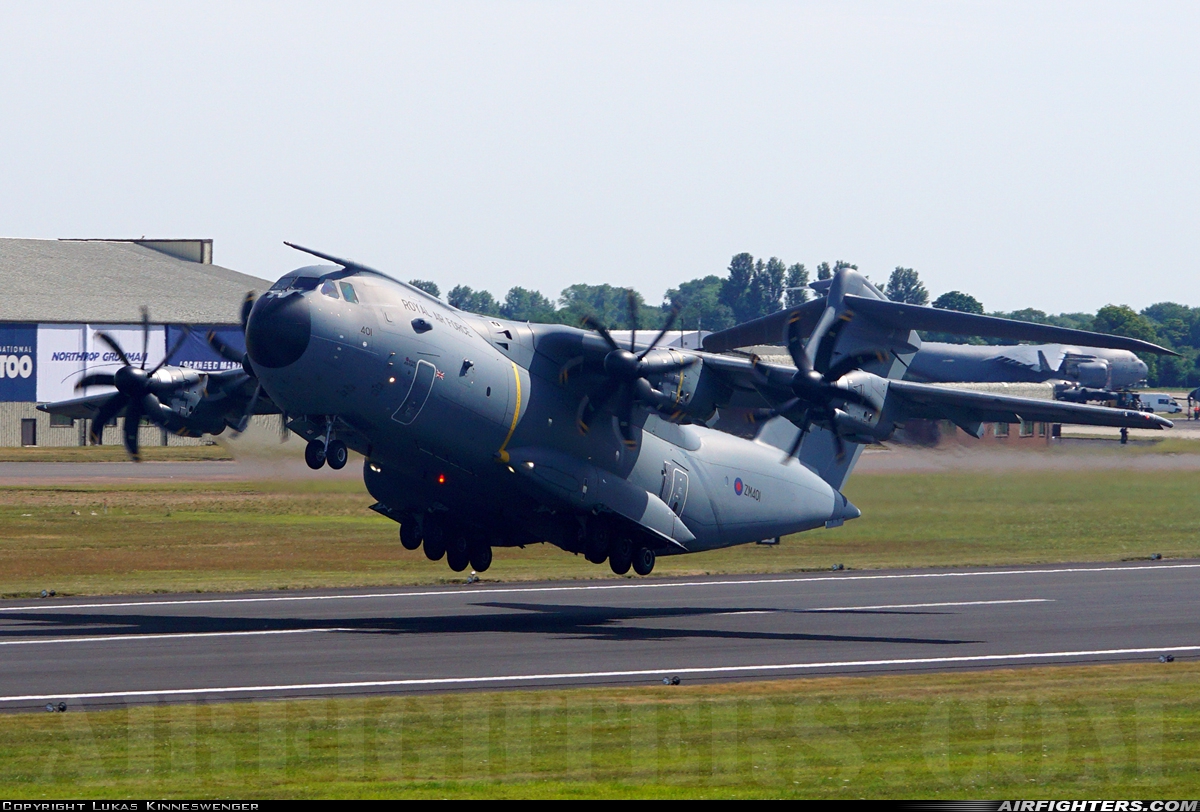 UK - Air Force Airbus Atlas C1 (A400M-180) ZM401 at Fairford (FFD / EGVA), UK