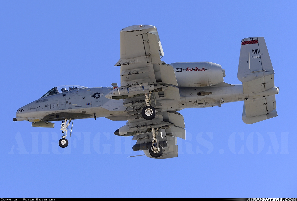 USA - Air Force Fairchild A-10C Thunderbolt II 80-0265 at Las Vegas - Nellis AFB (LSV / KLSV), USA
