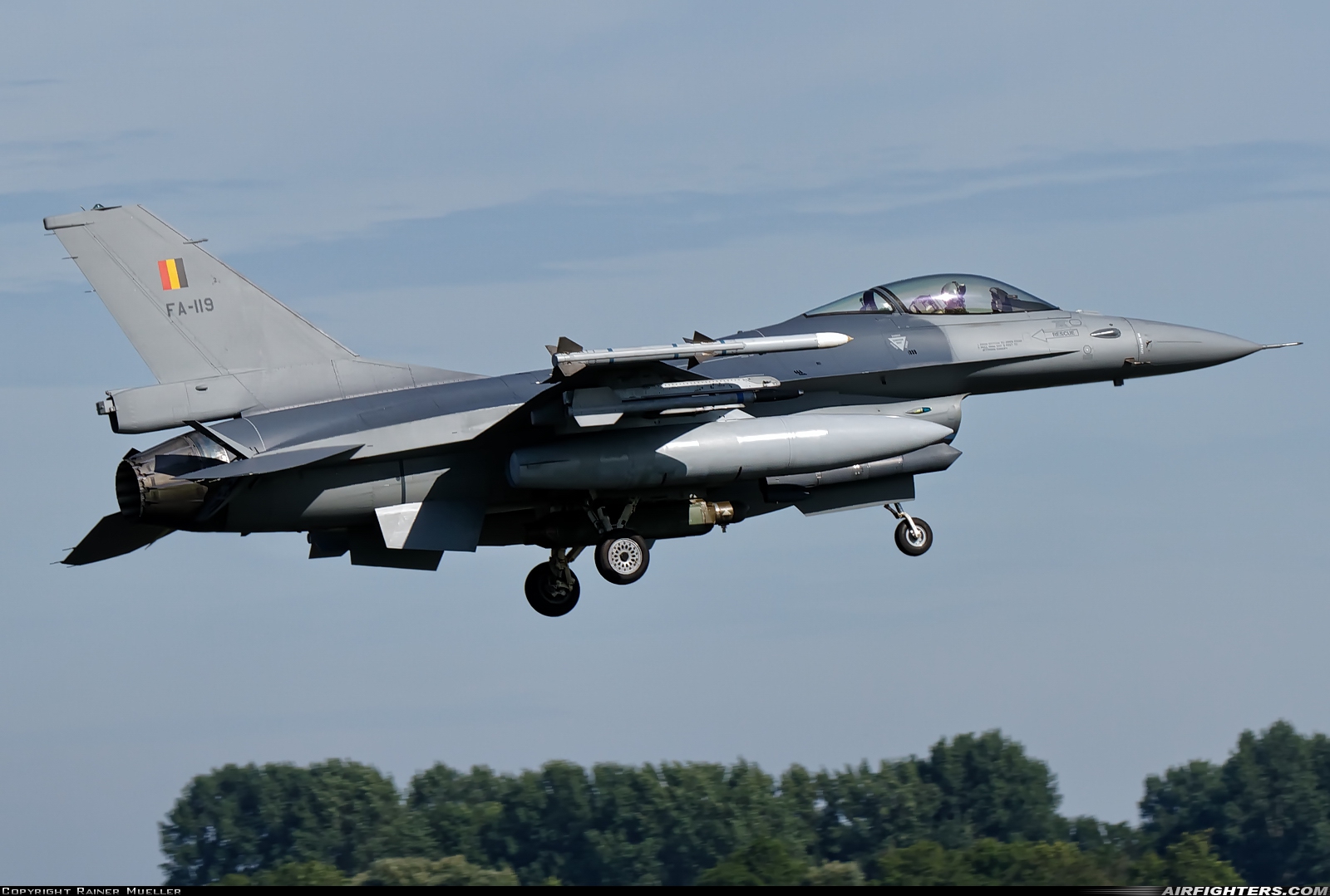 Belgium - Air Force General Dynamics F-16AM Fighting Falcon FA-119 at Leeuwarden (LWR / EHLW), Netherlands