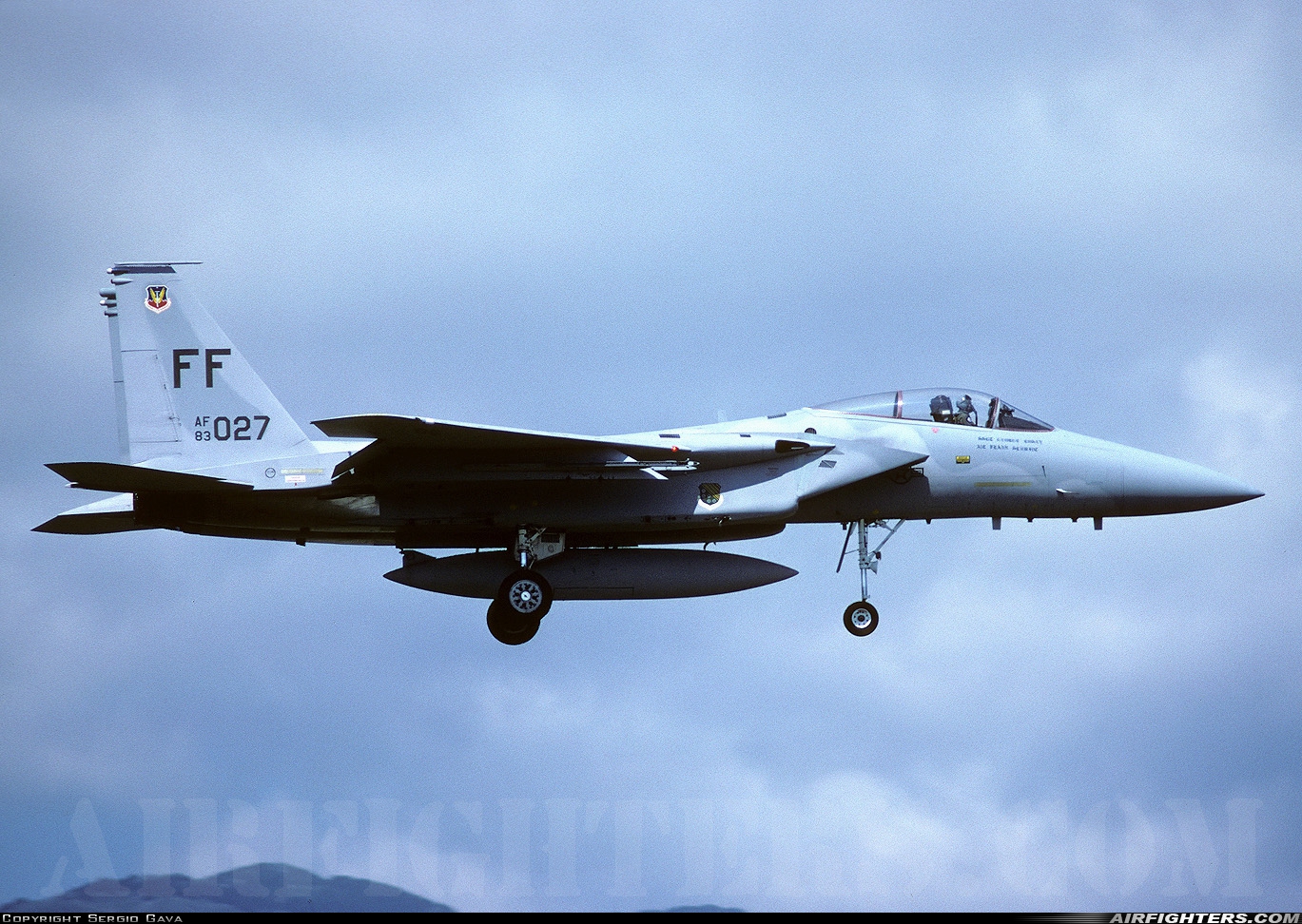 USA - Air Force McDonnell Douglas F-15C Eagle 83-0027 at Aviano (- Pagliano e Gori) (AVB / LIPA), Italy