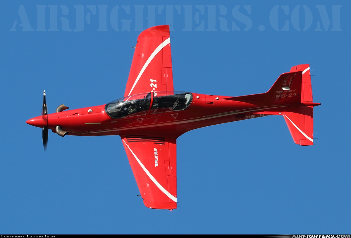 Company Owned - Pilatus Pilatus PC-21 HB-HZD at Sion (- Sitten) (SIR / LSGS / LSMS), Switzerland