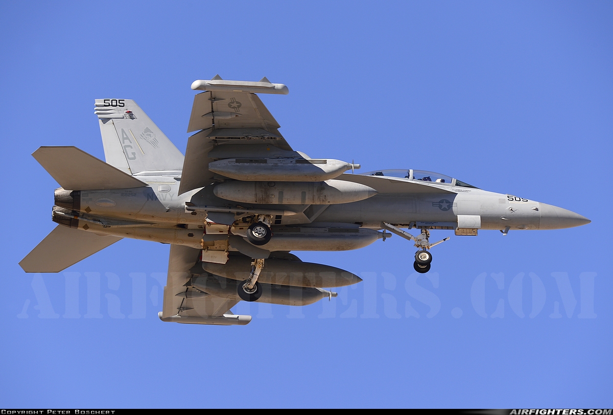 USA - Navy Boeing EA-18G Growler 168252 at Las Vegas - Nellis AFB (LSV / KLSV), USA