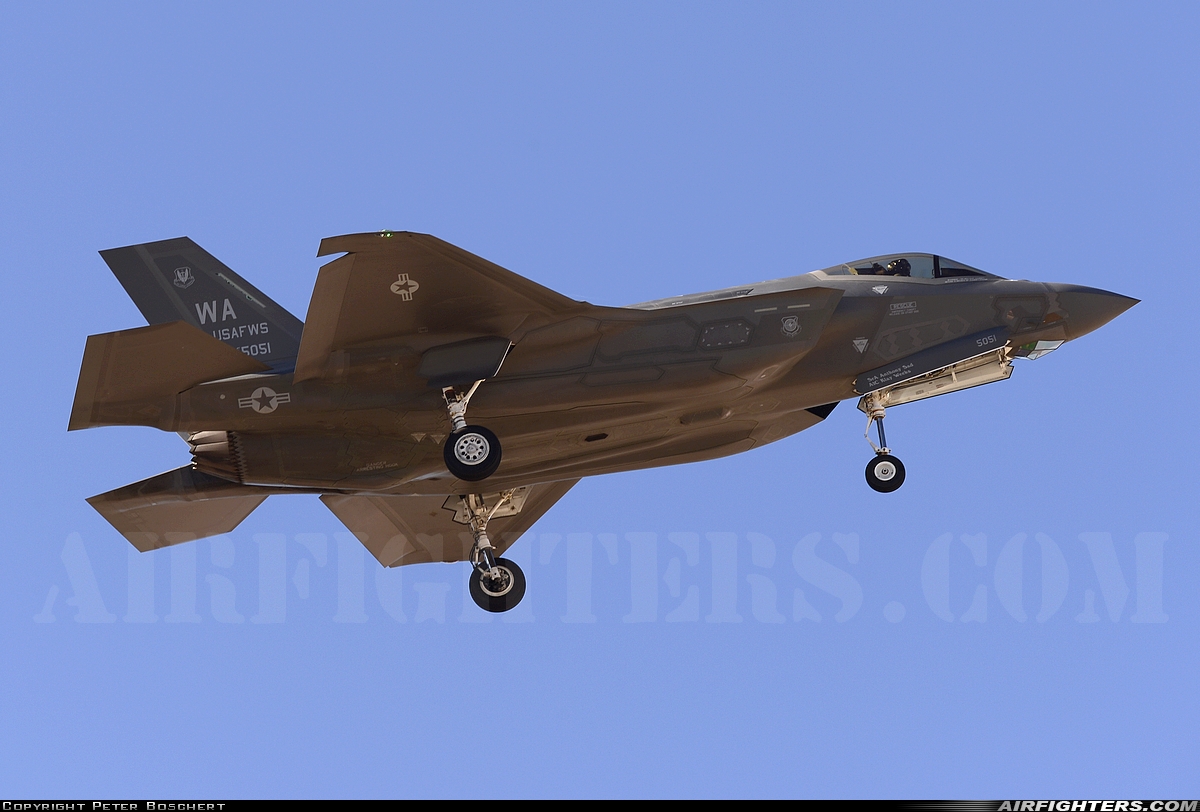 USA - Air Force Lockheed Martin F-35A Lightning II 12-5051 at Las Vegas - Nellis AFB (LSV / KLSV), USA