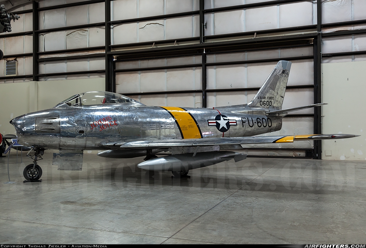 USA - Air Force North American F-86E Sabre 50-0600 at Tucson - Pima Air and Space Museum, USA