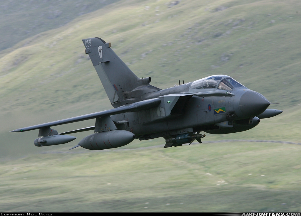 UK - Air Force Panavia Tornado GR4 ZA592 at Off-Airport - Machynlleth Loop Area, UK