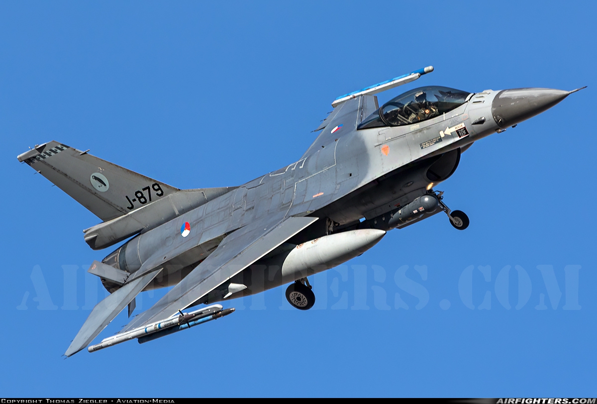 Netherlands - Air Force General Dynamics F-16AM Fighting Falcon J-879 at Las Vegas - Nellis AFB (LSV / KLSV), USA