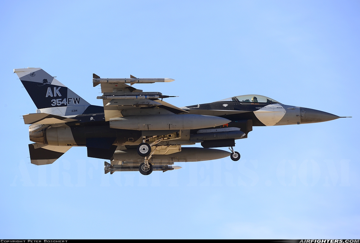 USA - Air Force General Dynamics F-16C Fighting Falcon 86-0314 at Las Vegas - Nellis AFB (LSV / KLSV), USA