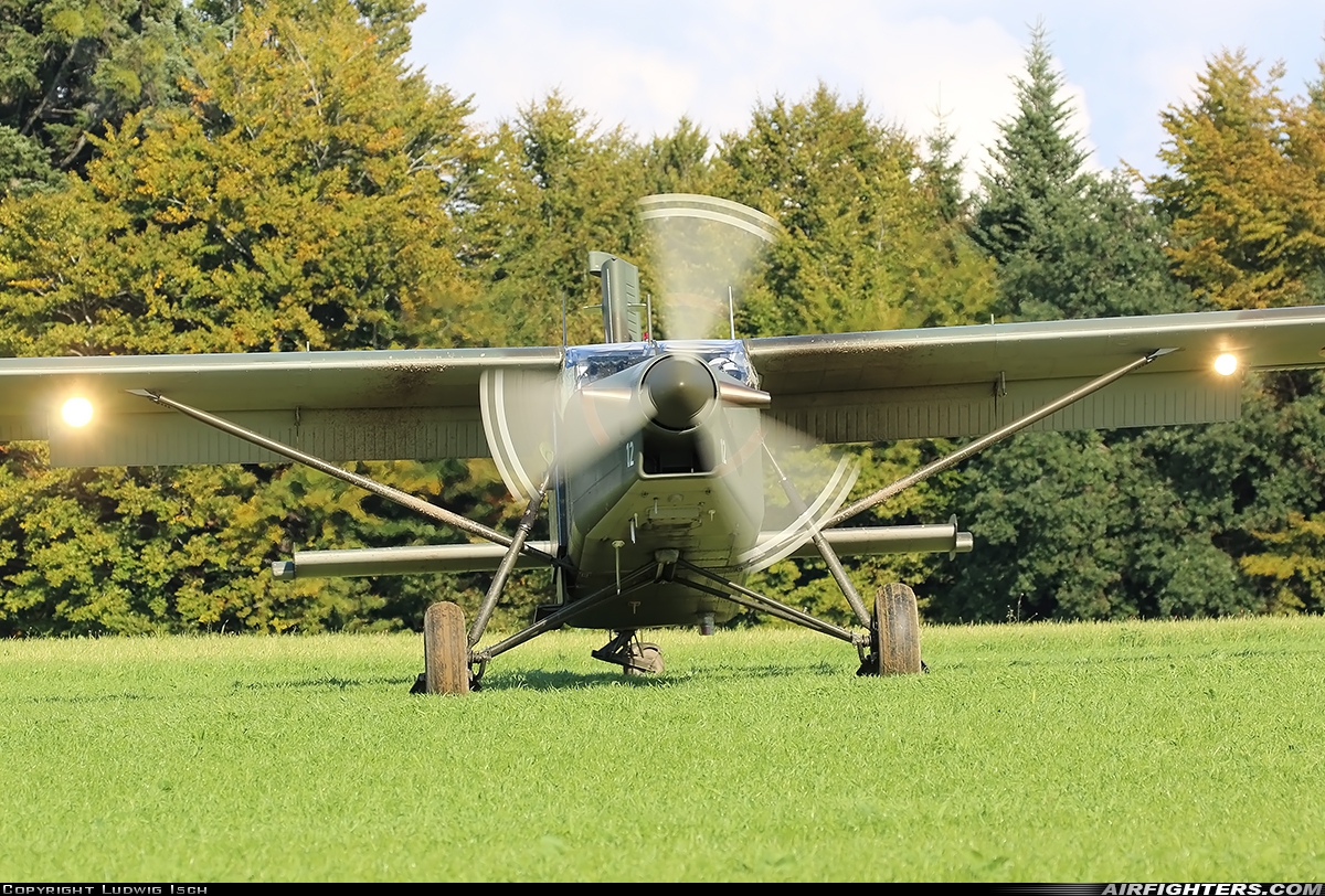 Switzerland - Air Force Pilatus PC-6/B2-H2M-1 Turbo Porter V-612 at Off-Airport - Zell (LU), Switzerland